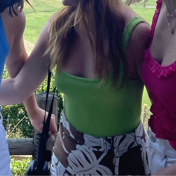 Bright Green Zara Tank Top - Picture 6 of 7